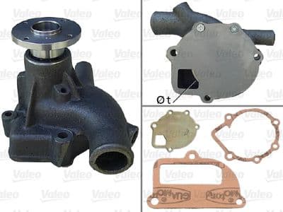 Bomba de agua, refrigeración del motor VALEO 506779