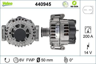 Alternador VALEO 440945