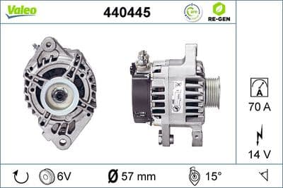 Alternador VALEO 440445