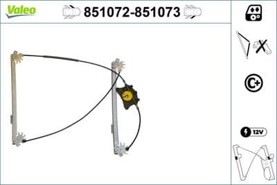 Elevador para ventanas VALEO 851073