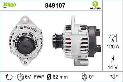 Alternador VALEO 849107