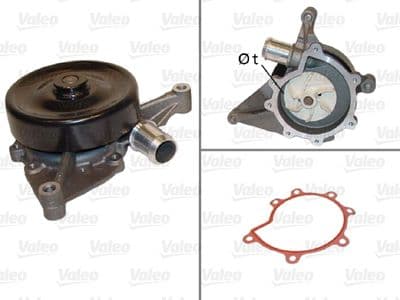 Bomba de agua, refrigeración del motor VALEO 506821