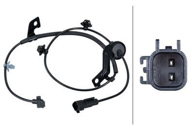 Sensor, revoluciones de la rueda HELLA 6PU 358 268-811