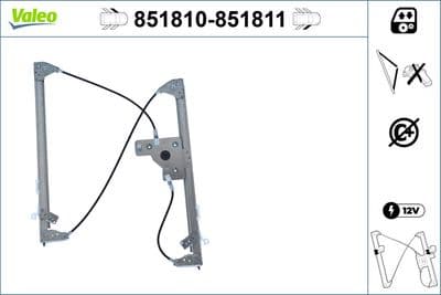 Elevador para ventanas VALEO 851811