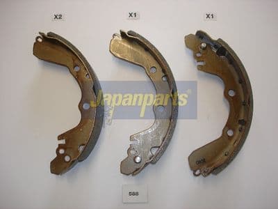 Juego de zapatas de frenos JAPANPARTS GF-588AF