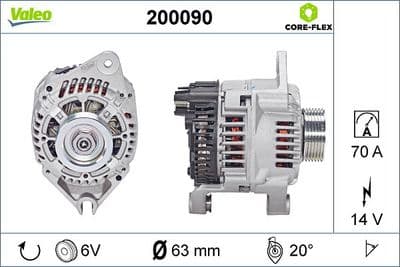 Alternador VALEO 200090