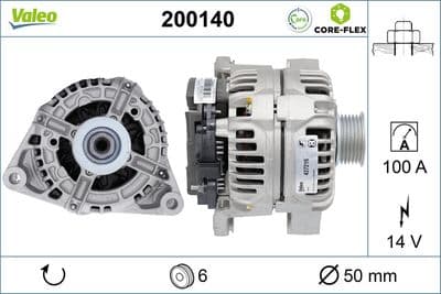 Alternador VALEO 200140