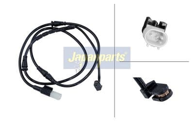 Contacto de aviso, desgaste de balatas de frenos JAPANPARTS BPW-186