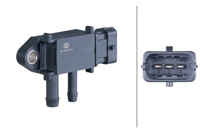 Sensor, presión gas de escape HELLA 6PP 009 409-791