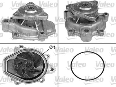 Bomba de agua, refrigeración del motor VALEO 506081