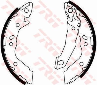 Juego de zapatas de frenos TRW GS8658