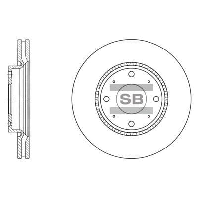 Disco de freno Hi-Q SD2029