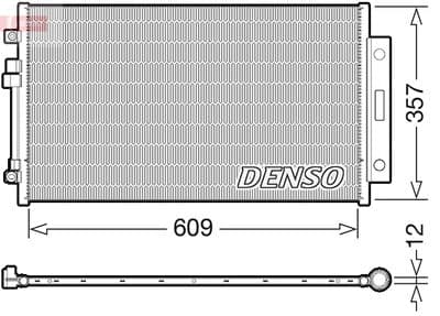 Condensador, aire acondicionado DENSO DCN09004