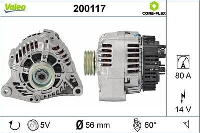 Alternador VALEO 200117