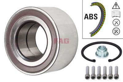 Juego de balero de rueda Schaeffler FAG 713 6106 40