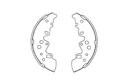 Juego de zapatas de frenos Kavo Parts KBS-5414