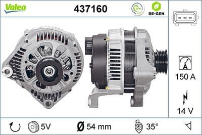 Alternador VALEO 437160