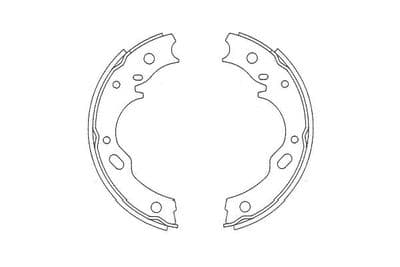 Juego de zapatas de frenos Kavo Parts BS-3917