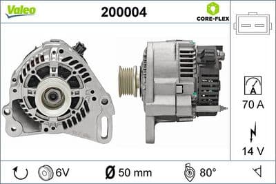 Alternador VALEO 200004