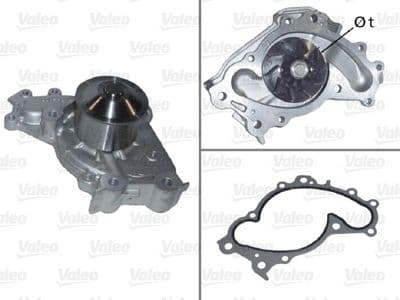 Bomba de agua, refrigeración del motor VALEO 506618