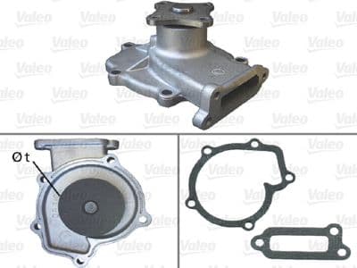 Bomba de agua, refrigeración del motor VALEO 506438