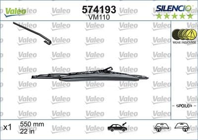 Limpiaparabrisas VALEO 574193