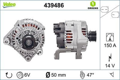 Alternador VALEO 439486