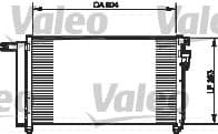 Condensador, aire acondicionado VALEO 814349