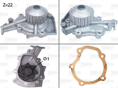 Bomba de agua, refrigeración del motor VALEO 506659
