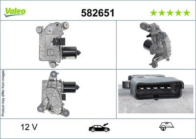 Motor del limpiaparabrisas VALEO 582651