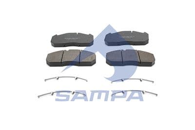 Juego de balatas de freno SAMPA 096.602