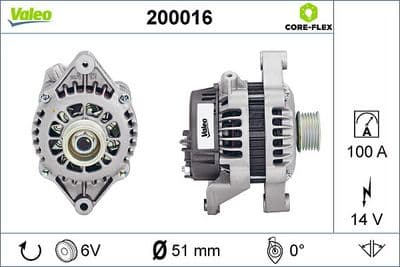 Alternador VALEO 200016