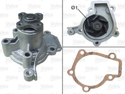 Bomba de agua, refrigeración del motor VALEO 506818