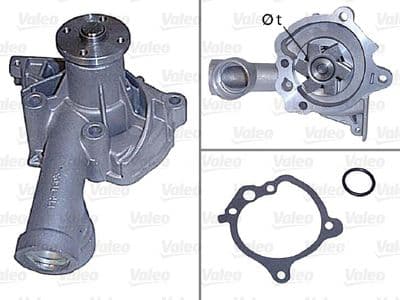 Bomba de agua, refrigeración del motor VALEO 506404