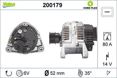 Alternador VALEO 200179