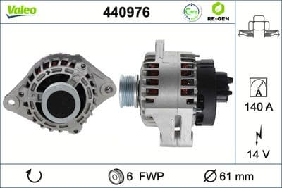 Alternador VALEO 440976