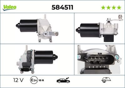 Motor del limpiaparabrisas VALEO 584511