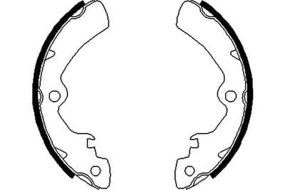 Juego de zapatas de frenos Kavo Parts KBS-8917