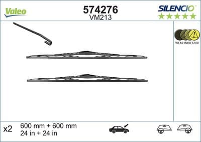 Limpiaparabrisas VALEO 574276