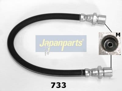 Soporte, manguera de freno JAPANPARTS TF-733