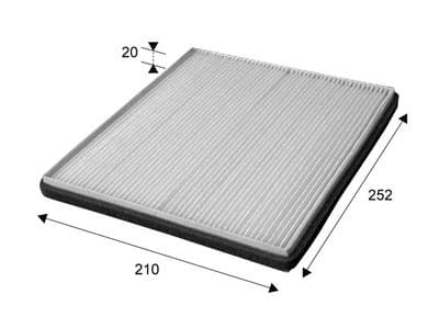 Filtro, aire del interior VALEO 715655