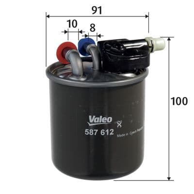 Filtro combustible VALEO 587612