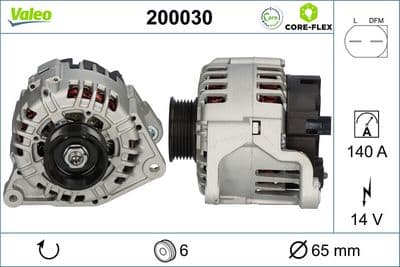 Alternador VALEO 200030