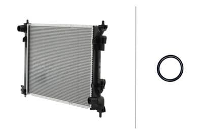 Radiador, refrigeración del motor HELLA 8MK 366 308-091