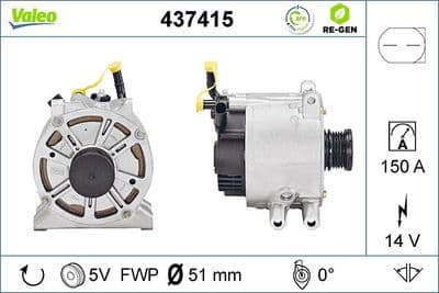 Alternador VALEO 437415