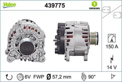 Alternador VALEO 439775