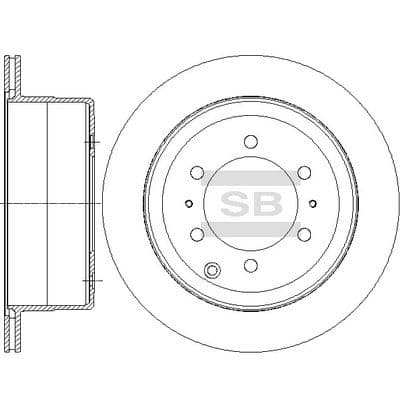 Disco de freno Hi-Q SD4075