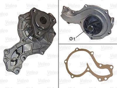 Bomba de agua, refrigeración del motor VALEO 506066