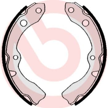 Juego de zapatas de frenos BREMBO S 16 505