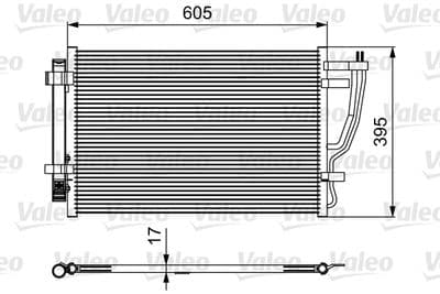 Condensador, aire acondicionado VALEO 814493